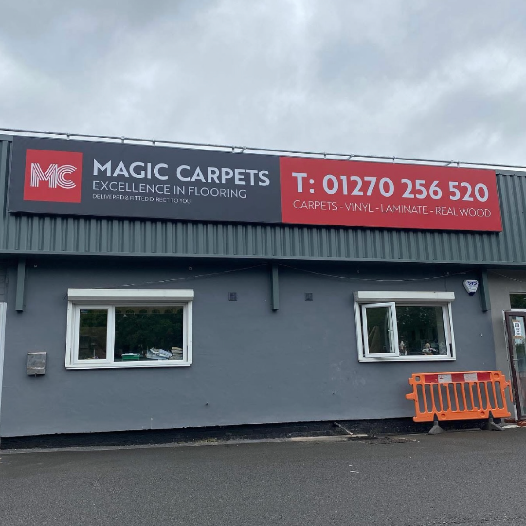 Shop Signage for Carpet Company