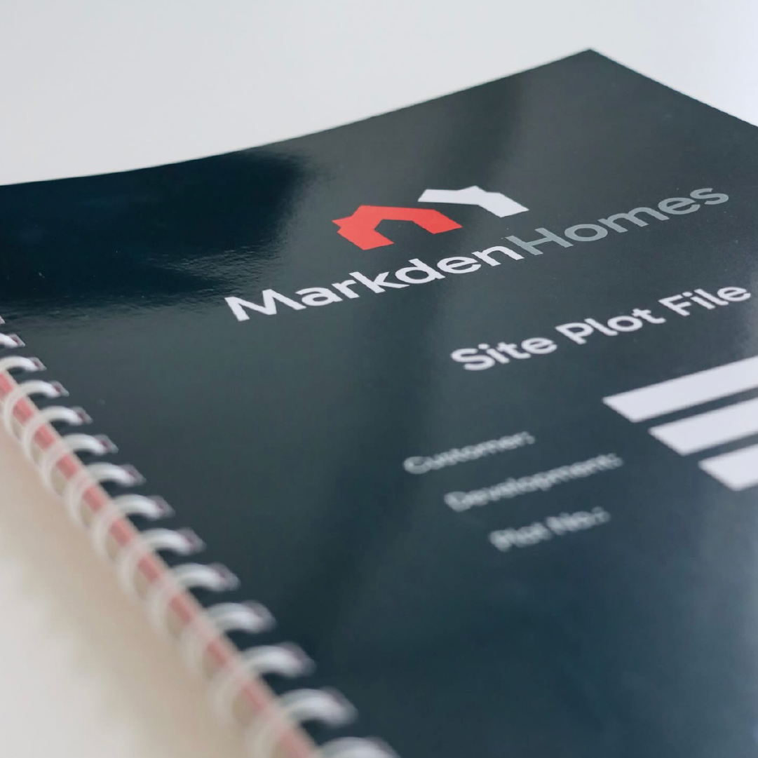 Notebook with Bespoke Branding and Gloss Lamination Finish