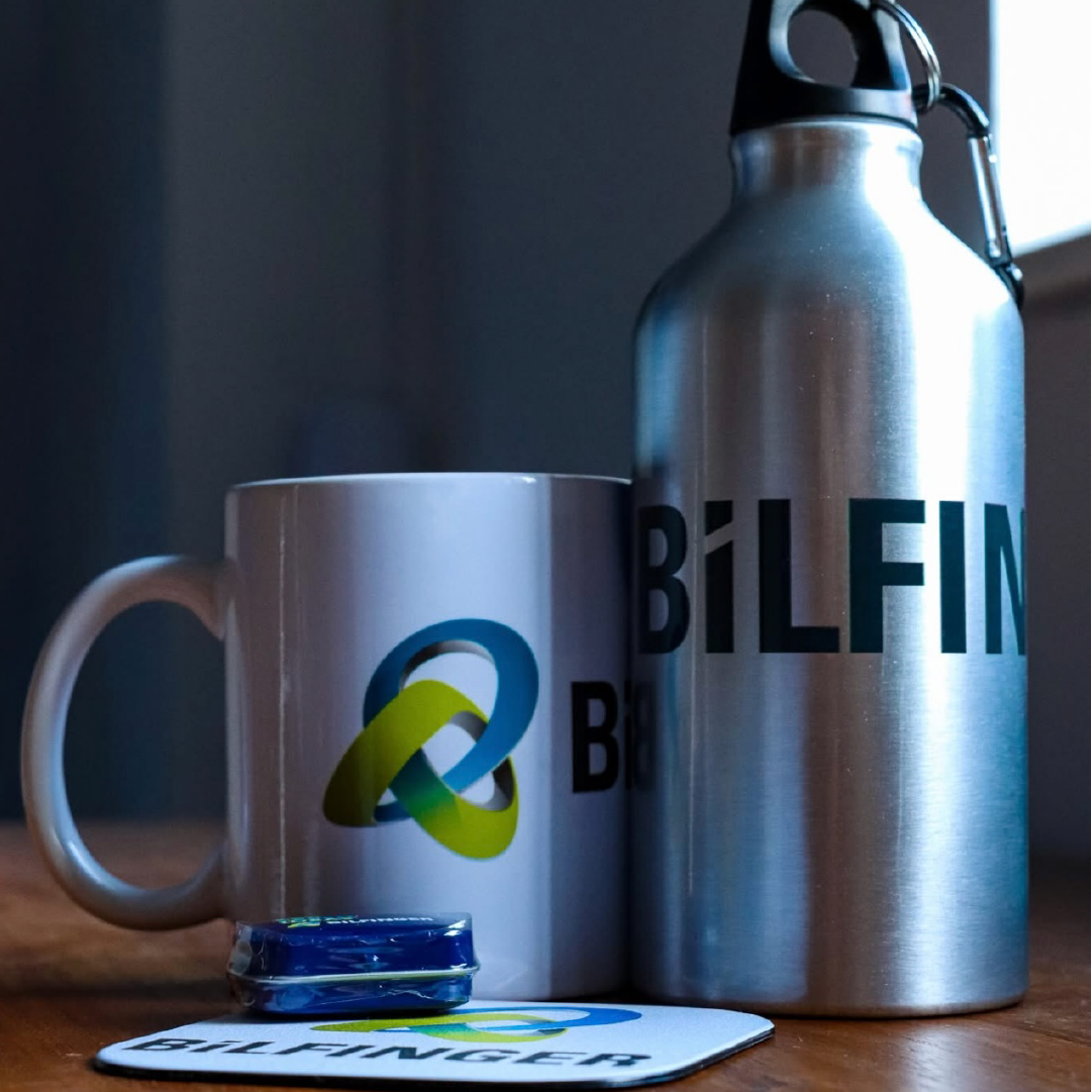 Bespoke Branded Mug, Travel Mug, Coaster and Mint Tub